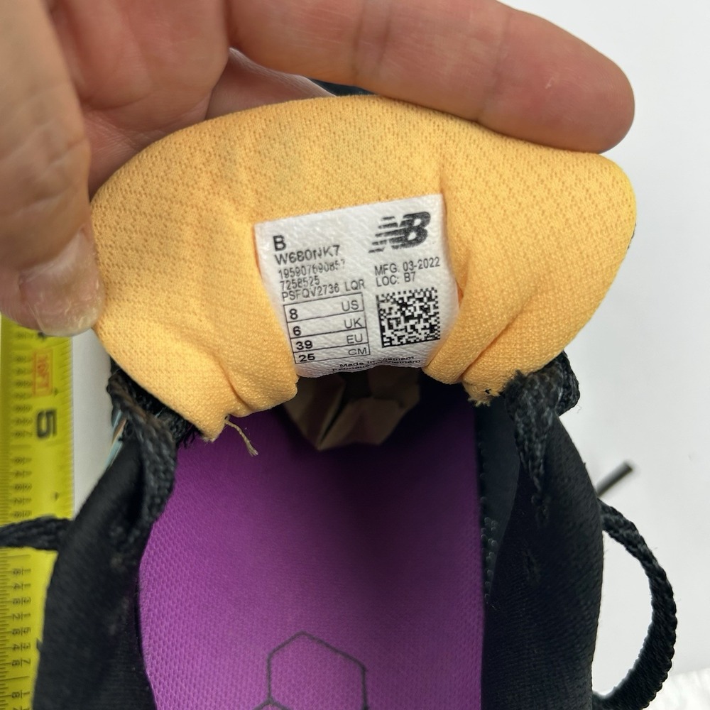 New Balance® (Women's 8 B) Fresh Foam™ Running Shoes in Black Surf - Picture 6 of 9